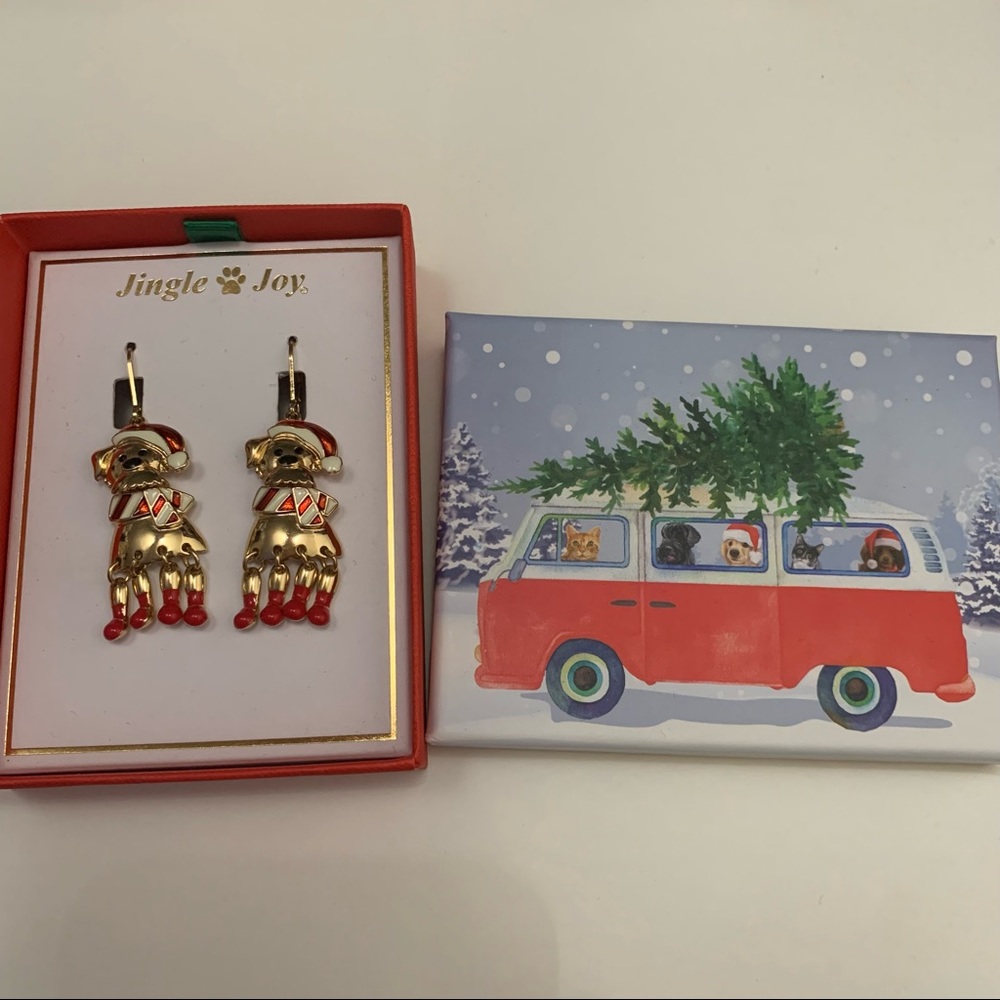 Christmas holiday earrings